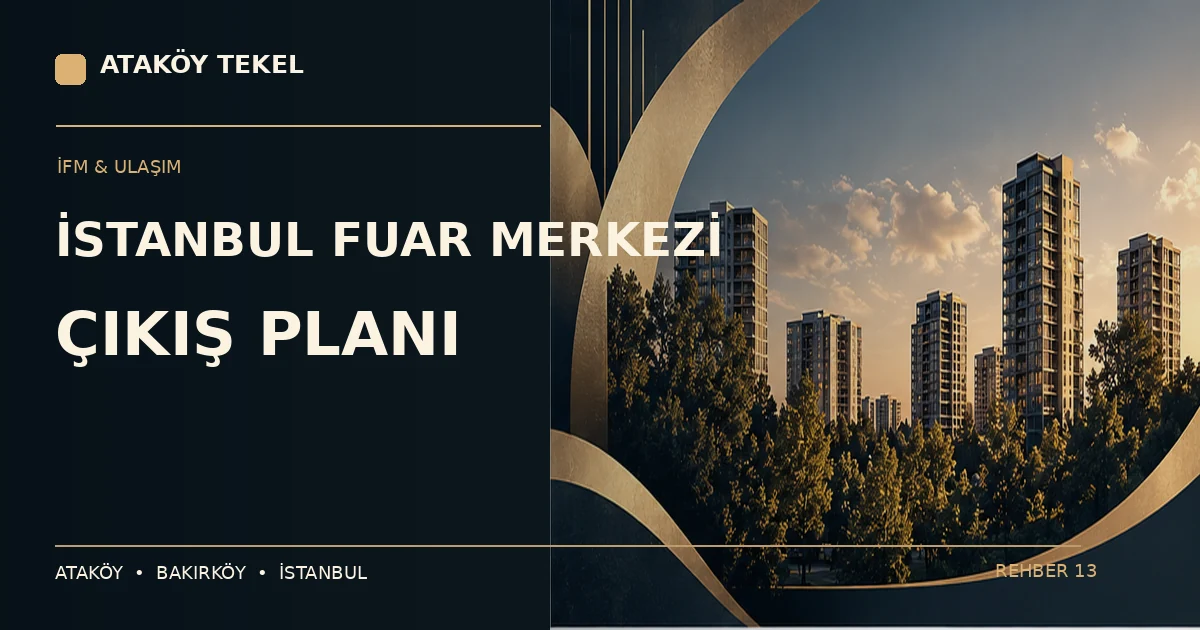 İFM Fuar Alanından Ayrılırken Yol Tarifi Nasıl Planlanır? için makale kapak fotoğrafı